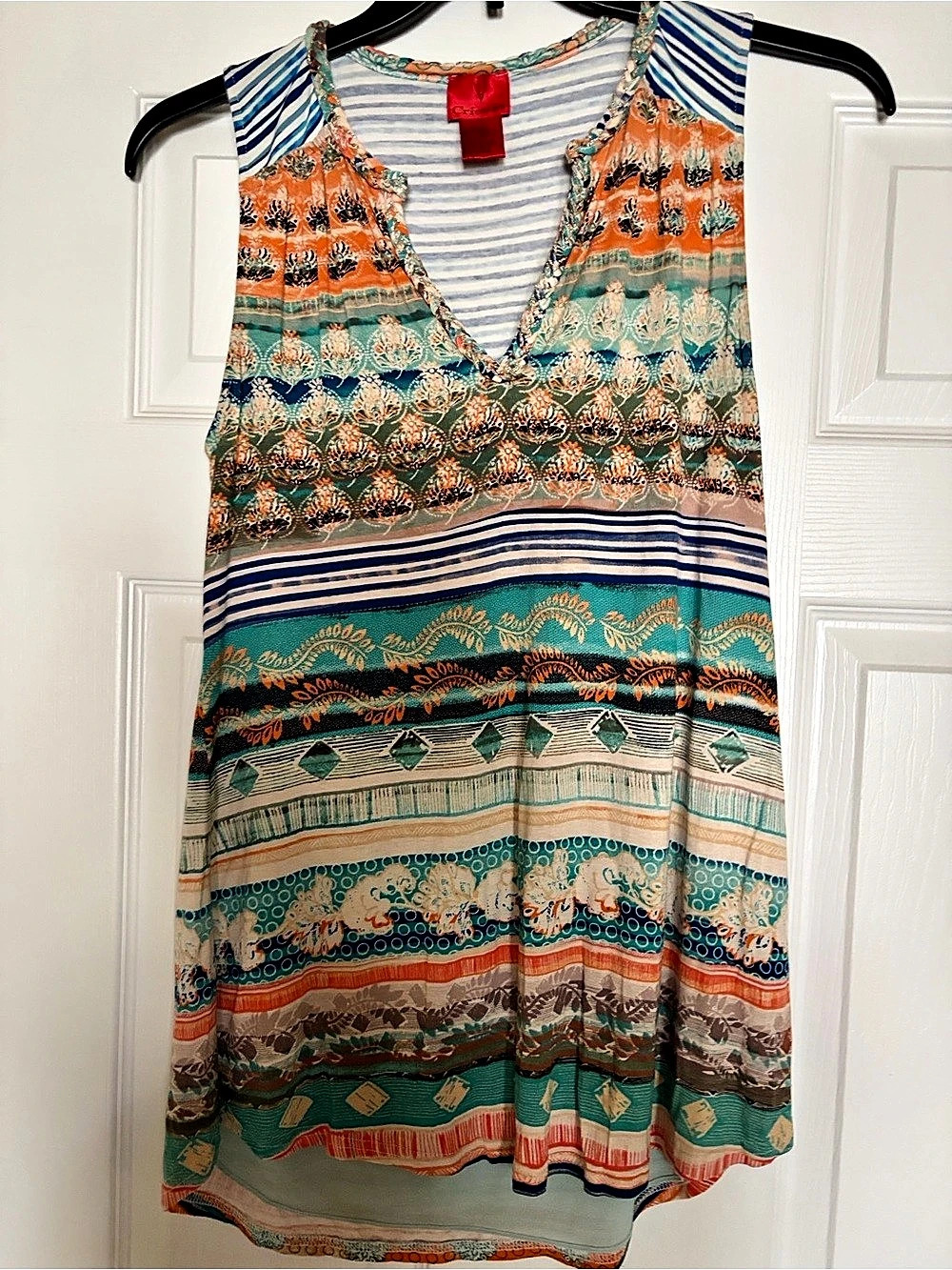 V CristinaPrinted Mini Dress Size XXL